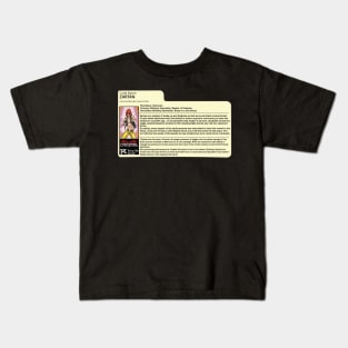 Zartan Filecard Cold Slither Kids T-Shirt